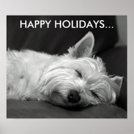 Niedlich West Highland Terrier Dog Poster