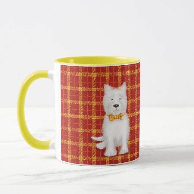 Niedlich West Highland Terrier 'gonnae nae Touch'  Tasse (Links)