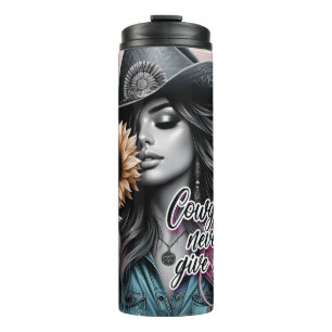 Niedlich Western Cowgirl Thermosbecher