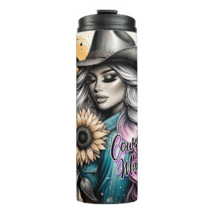 Niedlich Western Cowgirl Thermosbecher