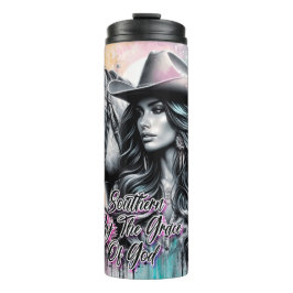 Niedlich Western Cowgirl Thermosbecher