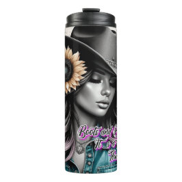 Niedlich Western Cowgirl Thermosbecher