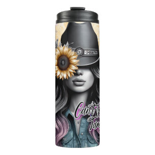 Niedlich Western Cowgirl Thermosbecher