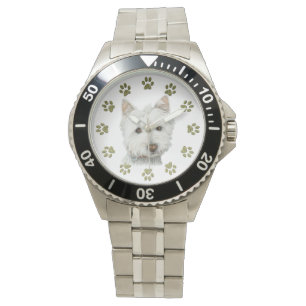 Niedlich Westie Dog Art Watch Armbanduhr