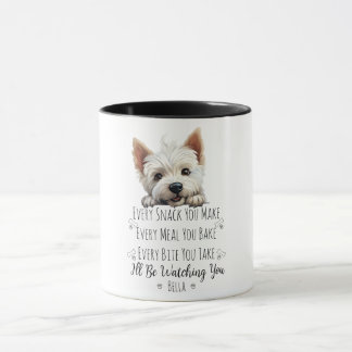 Niedlich Westie Dog Funny Custom Tasse