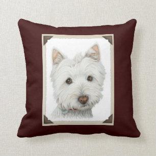 Niedlich Westie Dog MoJo Pillow Kissen