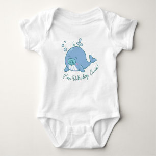 Niedlich Whale Baby Dusche Whaley Niedlich Boy Blu Baby Strampler