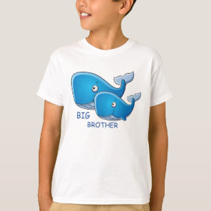 Niedlich Whale Big Brother Kids Tshirt