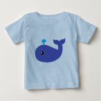 Niedlich Whale Säugling T - Shirt