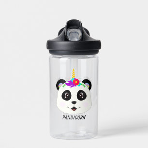 Niedlich Whimsical Panda Unicorn Pandicorn Trinkflasche