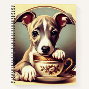 Niedlich Whippet Puppy Notizbuch