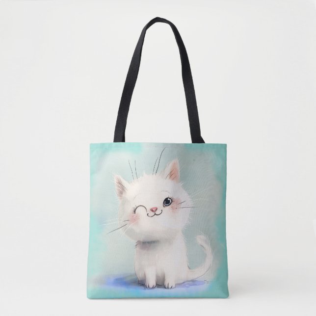Niedlich White Kitten (Vorderseite)