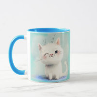 Niedlich White Kitten