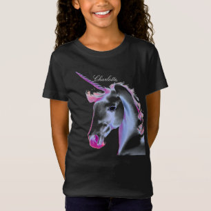 Niedlich White Unicorn AI Designer T - Shirt