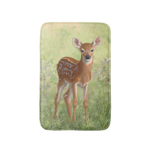 Niedlich Whitetail Fawn Badematte