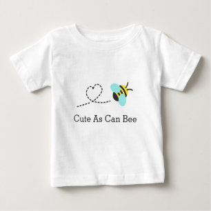 Niedlich, wie Biene, Herzspur, für Babys kann Baby T-shirt