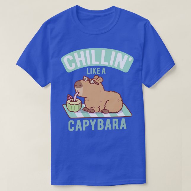 Niedlich wie ein Capybara T-Shirt (Design vorne)