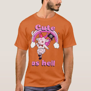Niedlich wie Hell Kawaii Baphomet Pastel Goth Emo T-Shirt
