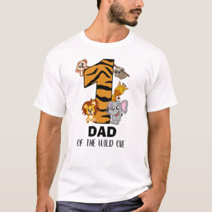 Niedlich Wild One Jungle Animal Safari Zoo Vater T T-Shirt