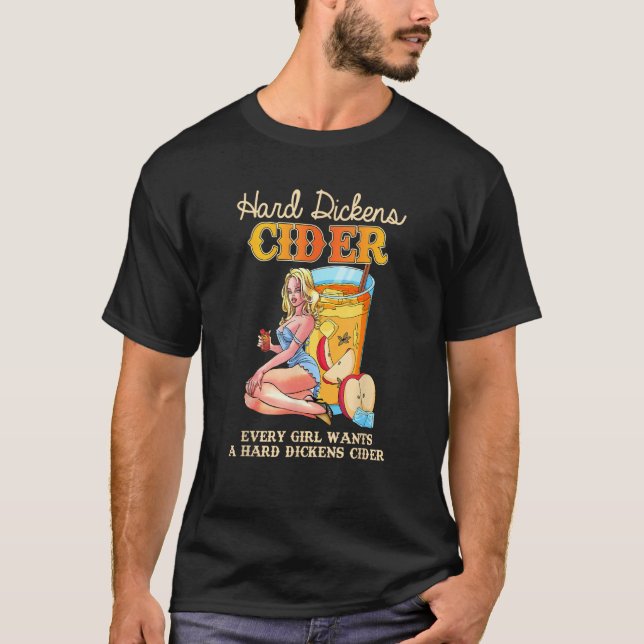 Niedlich Will jedes Mädchen eine harte Dickens Apf T-Shirt (Vorderseite)