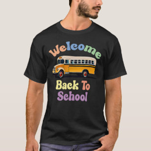 Niedlich Willkommen zurück zum ersten Schultag T-Shirt