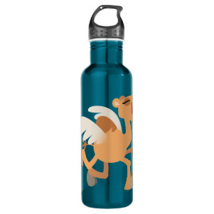 Niedlich Winged Cartoon Camel Edelstahlflasche