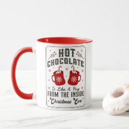 Niedlich Winter Hot Chocolate Frohe Weihnachtsfeie Tasse