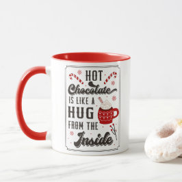 Niedlich Winter Hot Chocolate Frohe Weihnachtsfeie Tasse