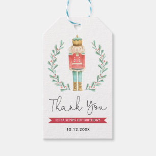 Niedlich Winter Nutcracker Weihnachtsferien-Gefall Geschenkanhänger