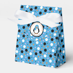 Niedlich Winter Pinguin Baby Dusche Box Geschenkschachtel