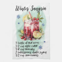 Niedlich Winter Sangria Weihnachtsgetränk Rezept
