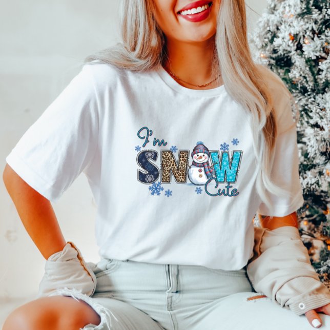 Niedlich Winter Snowman T - Shirt (Von Creator hochgeladen)