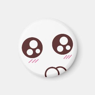 Niedlich & winzig kawaii kitty emoji magnet