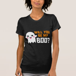Niedlich wirst du mein Boo Ghost Halloween sein! L T-Shirt