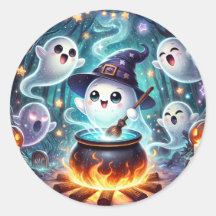 Niedlich Witchy Ghost Halloween-Party Bevorzugung
