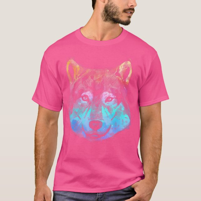 Niedlich Wolf Lover Animal T-Shirt (Vorderseite)