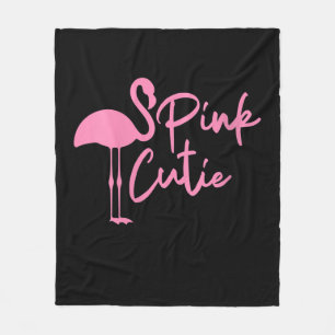 Niedlich Womens Pink Flamingo Rosa Niedlich Fl Fleecedecke