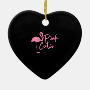 Niedlich Womens Pink Flamingo   Rosa Niedlich   Fl Keramik Ornament