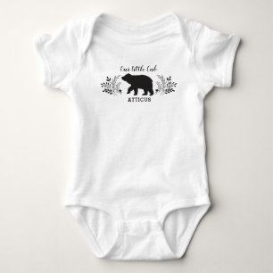 Niedlich Woodland Baby Bear Cub Bodysuit Strampler