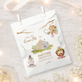 Niedlich Woodland Safari Animal Circus Baby Dusche Geschenktütchen