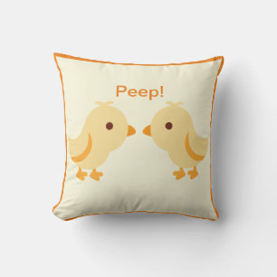 Niedlich Yellow Baby Chick Kissen
