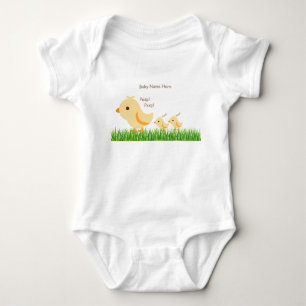Niedlich Yellow Baby Chick Strampler