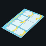 Niedlich Yellow Banana Hunde Wochenplaner Notizblock<br><div class="desc">Egal,  wie Bananen Ihr Leben ist,  planen Sie Ihre Woche stilvoll mit diesem lustigen wöchentlichen Planer. Jedes Blatt hat Punkte,  an denen Sie sich täglich für Aufgaben und Termine anmelden können. Das hellblaue Polster zeigt niedliche Abbildungen von Hunden aus Bananen mit einer eigenen Schlagzeile in fett gelben Schriftzeichen.</div>