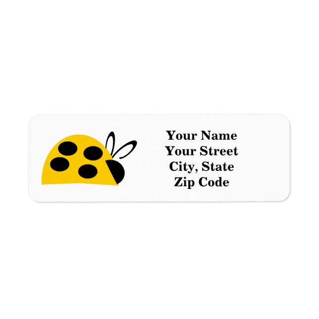 Niedlich Yellow Ladybug (Vorne)