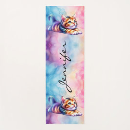 Niedlich Yoga Kitty Cat Lovers Yoga Mat Yogamatte