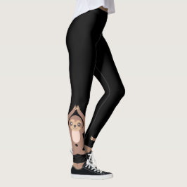 Niedlich Yoga Sloth Leggings
