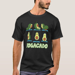 Niedlich Yogacado Avocado Yoga Asana Posen Meditat T-Shirt