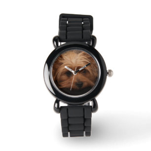 Niedlich Yorkie Glitzer Watch Armbanduhr