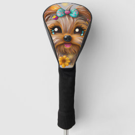 Niedlich Yorkie Kawaii Puppy Golf Headcover