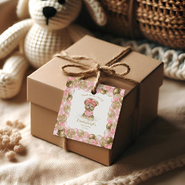 Niedlich Yorkie Two Niedlich Balloon Geburtstagspa Geschenkanhänger